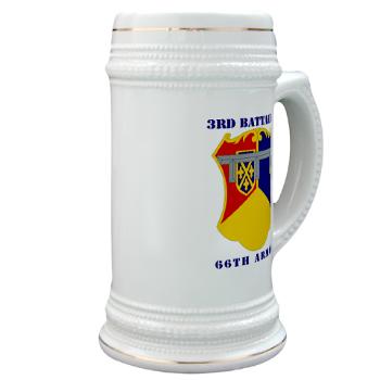 3B66A - M01 - 04 - DUI - 3rd Battalion, 66th Armor with Text - Stein