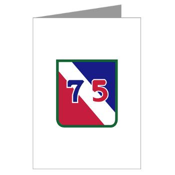 3B75DTS - M01 - 02 - SSI - 3rd Brigade, 75th Division (TS) - Greeting Cards (Pk of 10) - Click Image to Close
