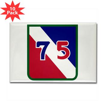 3B75DTS - M01 - 01 - SSI - 3rd Brigade, 75th Division (TS) - Rectangle Magnet (10 pack)