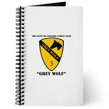 3BCT - M01 - 02 - DUI - 3rd Infantry BCT - Grey Wolf with Text - Journal