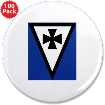 3BCT1ID - M01 - 01 - 3rd Brigade Combat Team, 1st Infantry Division - 3.5" Button (100 pack)