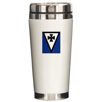 3BCT1ID - M01 - 03 - 3rd Brigade Combat Team, 1st Infantry Division - Ceramic Travel Mug