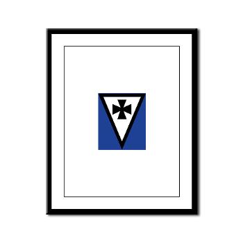 3BCT1ID - M01 - 02 - 3rd Brigade Combat Team, 1st Infantry Division - Framed Panel Print - Click Image to Close
