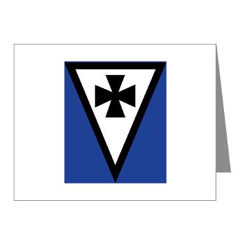3BCT1ID - M01 - 02 - 3rd Brigade Combat Team, 1st Infantry Division - Note Cards (Pk of 20)