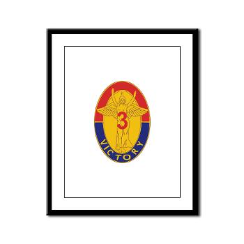 3BCT1IDDB - M01 - 02 - DUI - 3BCT - 1st Infantry Division - Duke Brigade - Framed Panel Print