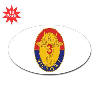3BCT1IDDB - M01 - 01 - DUI - 3BCT - 1st Infantry Division - Duke Brigade - Sticker (Oval 10 pk)