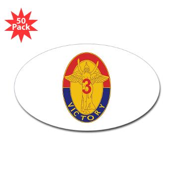3BCT1IDDB - M01 - 01 - DUI - 3BCT - 1st Infantry Division - Duke Brigade - Sticker (Oval 50 pk)