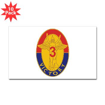 3BCT1IDDB - M01 - 01 - DUI - 3BCT - 1st Infantry Division - Duke Brigade - Sticker (Rectangle 10 pk)