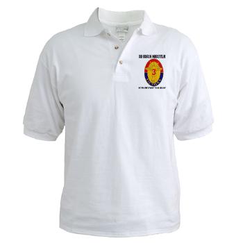 3BCT1IDDB - A01 - 04 - DUI - 3BCT - 1st Infantry Division - Duke Brigade with Text - Golf Shirt - Click Image to Close