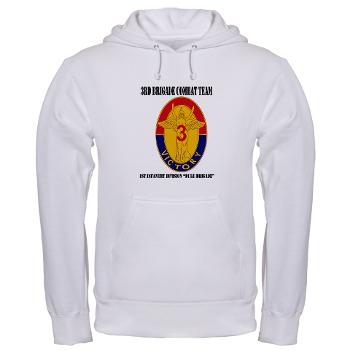 3BCT1IDDB - A01 - 03 - DUI - 3BCT - 1st Infantry Division - Duke Brigade with Text - Hooded Sweatshirt