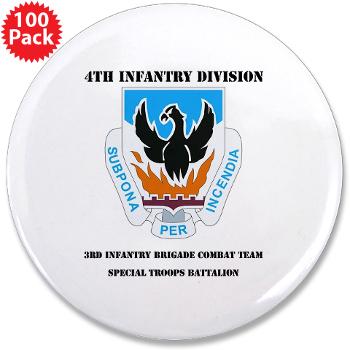 3BCTSTB - M01 - 01 - DUI - 3rd Brigade Combat Team - Special Troops Battalion with Text - 3.5" Button (100 pack) - Click Image to Close
