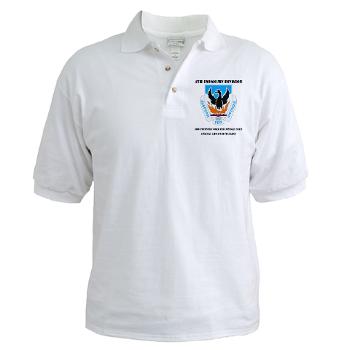 3BCTSTB - A01 - 04 - DUI - 3rd Brigade Combat Team - Special Troops Battalion with Text - Golf Shirt - Click Image to Close