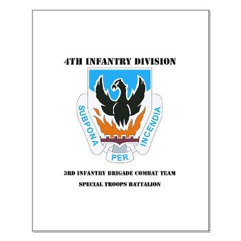 3BCTSTB - M01 - 02 - DUI - 3rd Brigade Combat Team - Special Troops Battalion with Text - Small Poster