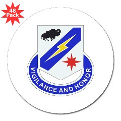 3BCTSTB - M01 - 01 - DUI - 3rd BCT - Special Troops Bn - 3" Lapel Sticker (48 pk) - Click Image to Close