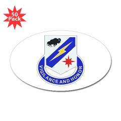 3BCTSTB - M01 - 01 - DUI - 3rd BCT - Special Troops Bn - Sticker (Oval 50 pack)