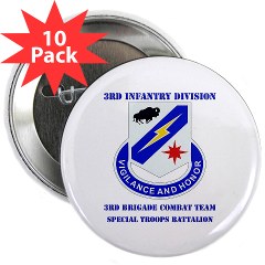 3BCTSTB - M01 - 01 - DUI - 3rd BCT - Special Troops Bn with Text 2.25" Button (10 pack)