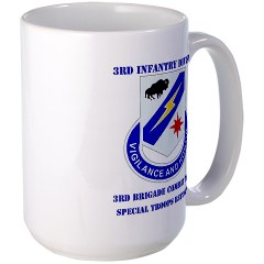 3BCTSTB - M01 - 03 - DUI - 3rd BCT - Special Troops Bn with Text Large Mug
