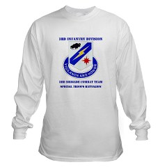 3BCTSTB - A01 - 03 - DUI - 3rd BCT - Special Troops Bn with Text Long Sleeve T-Shirt