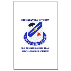 3BCTSTB - M01 - 02 - DUI - 3rd BCT - Special Troops Bn with Text Mini Poster Print