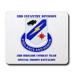 3BCTSTB - M01 - 03 - DUI - 3rd BCT - Special Troops Bn with Text Mousepad