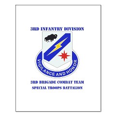 3BCTSTB - M01 - 02 - DUI - 3rd BCT - Special Troops Bn with Text Small Poster