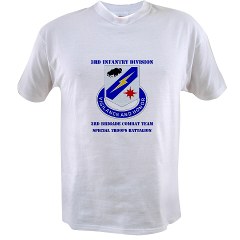 3BCTSTB - A01 - 04 - DUI - 3rd BCT - Special Troops Bn with Text Value T-Shirt