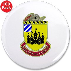 3BSB - M01 - 01 - DUI - 3rd Brigade Support Battalion - 3.5" Button (100 pack)