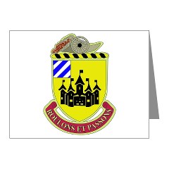 3BSB - M01 - 02 - DUI - 3rd Brigade Support Battalion - Note Cards (Pk of 20)
