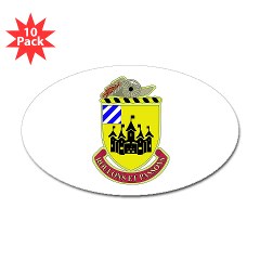 3BSB - M01 - 01 - DUI - 3rd Brigade Support Battalion - Sticker (Oval 10 pk)