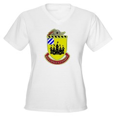 3BSB - A01 - 04 - DUI - 3rd Brigade Support Battalion - Women's V-Neck T-Shirt
