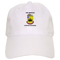 3BSB - A01 - 01 - DUI - 3rd Brigade Support Battalion with text - Cap - Click Image to Close