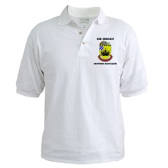 3BSB - A01 - 04 - DUI - 3rd Brigade Support Battalion with text - Golf Shirt