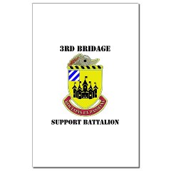 3BSB - M01 - 02 - DUI - 3rd Brigade Support Battalion with text - Mini Poster Print
