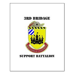 3BSB - M01 - 02 - DUI - 3rd Brigade Support Battalion with text - Small Poster