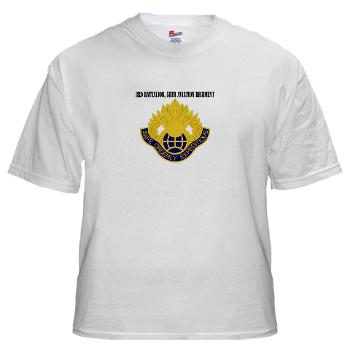 3Bn58AR - A01 - 04 - 3rd Battalion, 58th Aviation Regiment with Text - White t-Shirt
