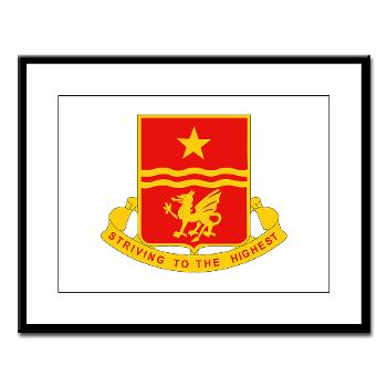 30FAR - M01 - 02 - DUI - 30th Field Artillery Regiment Large Framed Print - Click Image to Close