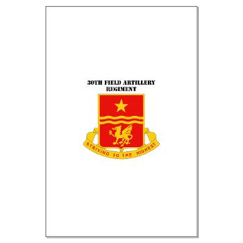 30FAR - M01 - 02 - DUI - 30th Field Artillery Regiment with Text Large Poster