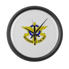 3GSB10AR - M01 - 03 - DUI - 3rd GS Bn - 10th Aviation Regiment Large Wall Clock - Click Image to Close