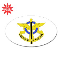 3GSB10AR - M01 - 01 - DUI - 3rd GS Bn - 10th Aviation Regiment Sticker (Oval 50 pk) - Click Image to Close