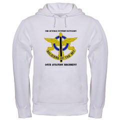 3GSB10AR - A01 - 03 - DUI - 3rd GS Bn - 10th Aviation Regiment with Text Hooded Sweatshirt - Click Image to Close