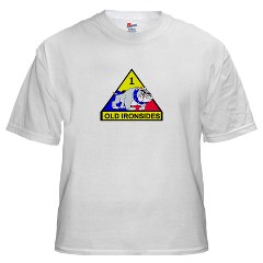 3IBCTB - A01 - 04 - DUI - 3rd Infantry BCT White T-Shirt - Click Image to Close