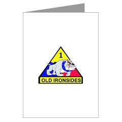 3IBCTB - M01 - 02 - DUI - 3rd Infantry BCT Greeting Cards (Pk of 10) - Click Image to Close