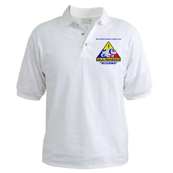 3IBCTB - A01 - 04 - DUI - 3rd Infantry BCT with Text Golf Shirt