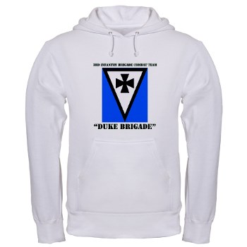 3IBCTDB - A01 - 03 - DUI - 3rd IBCT - Duke Brigade with Text Hooded Sweatshirt