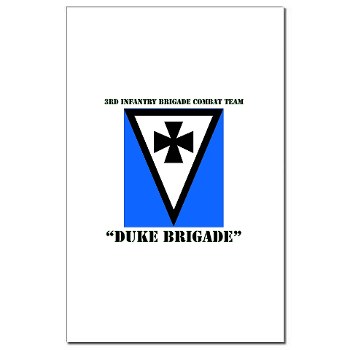 3IBCTDB - M01 - 02 - DUI - 3rd IBCT - Duke Brigade with Text Mini Poster Print