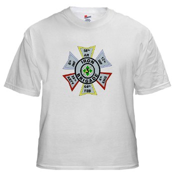 3IBCTS - A01 - 04 - DUI - 3rd Infantry Brigade Combat Team - Striker - White T-Shirt