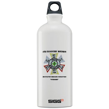 3IBCTS - M01 - 03 - DUI - 3rd Infantry Brigade Combat Team - Striker with Text - Sigg Water Bottle 1.0L