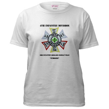 3IBCTS - A01 - 04 - DUI - 3rd Infantry Brigade Combat Team - Striker with Text - Women's T-Shirt
