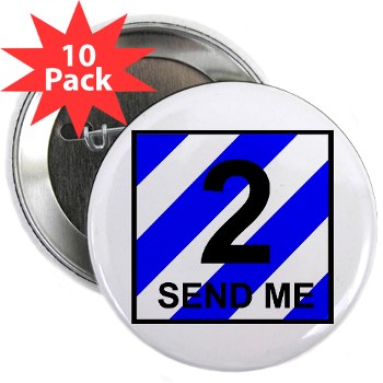 3ID2BCTS - M01 - 01 - DUI - 2nd BCT - Spartan 2.25" Button (10 pack) - Click Image to Close