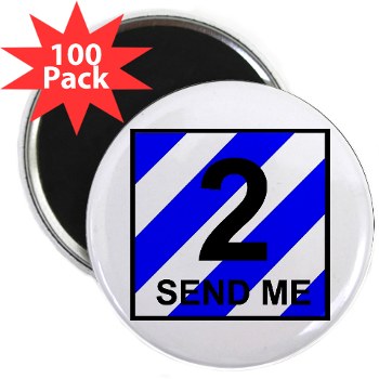 3ID2BCTS - M01 - 01 - DUI - 2nd BCT - Spartan 2.25" Magnet (100 pack)